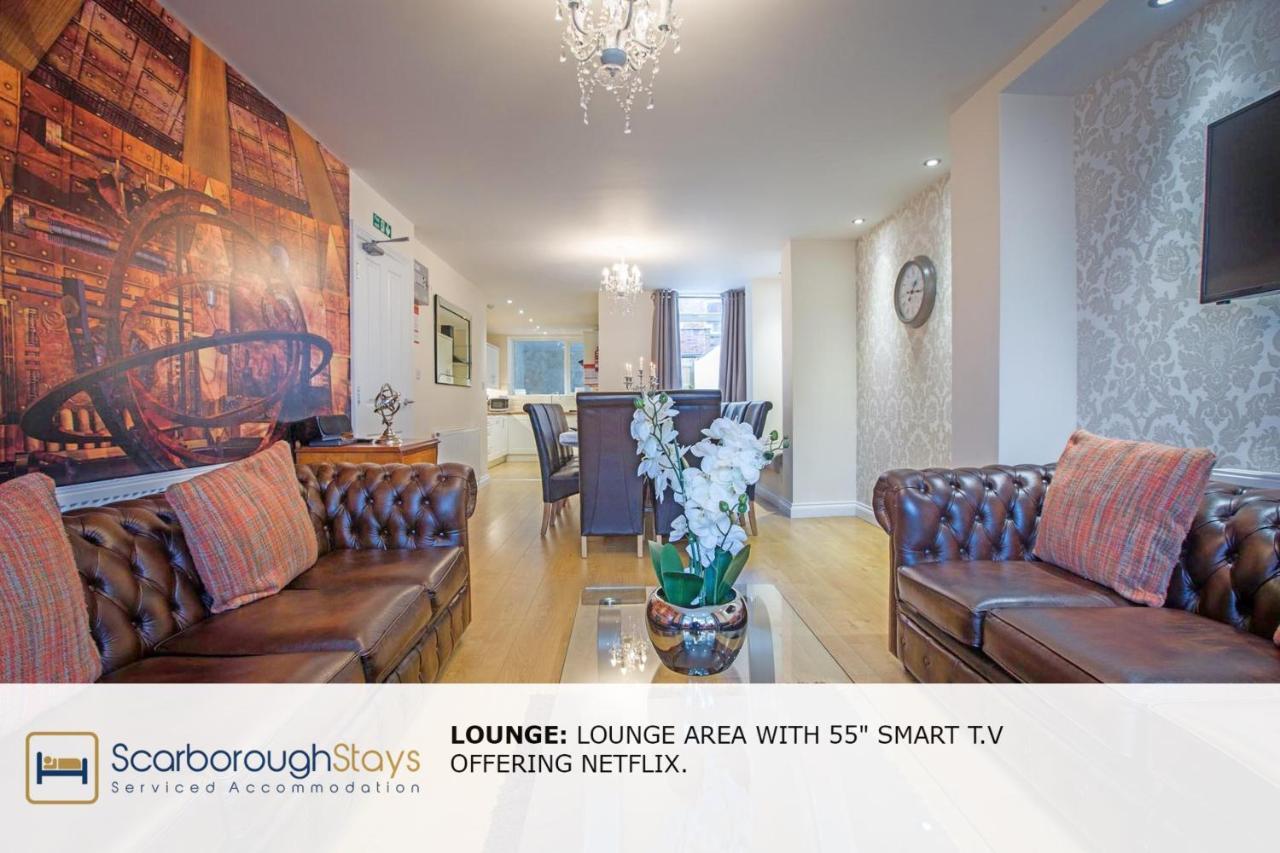 Scarborough Stays - Luxury Townhouse Ideal For Large Groups - Hot Tub المظهر الخارجي الصورة