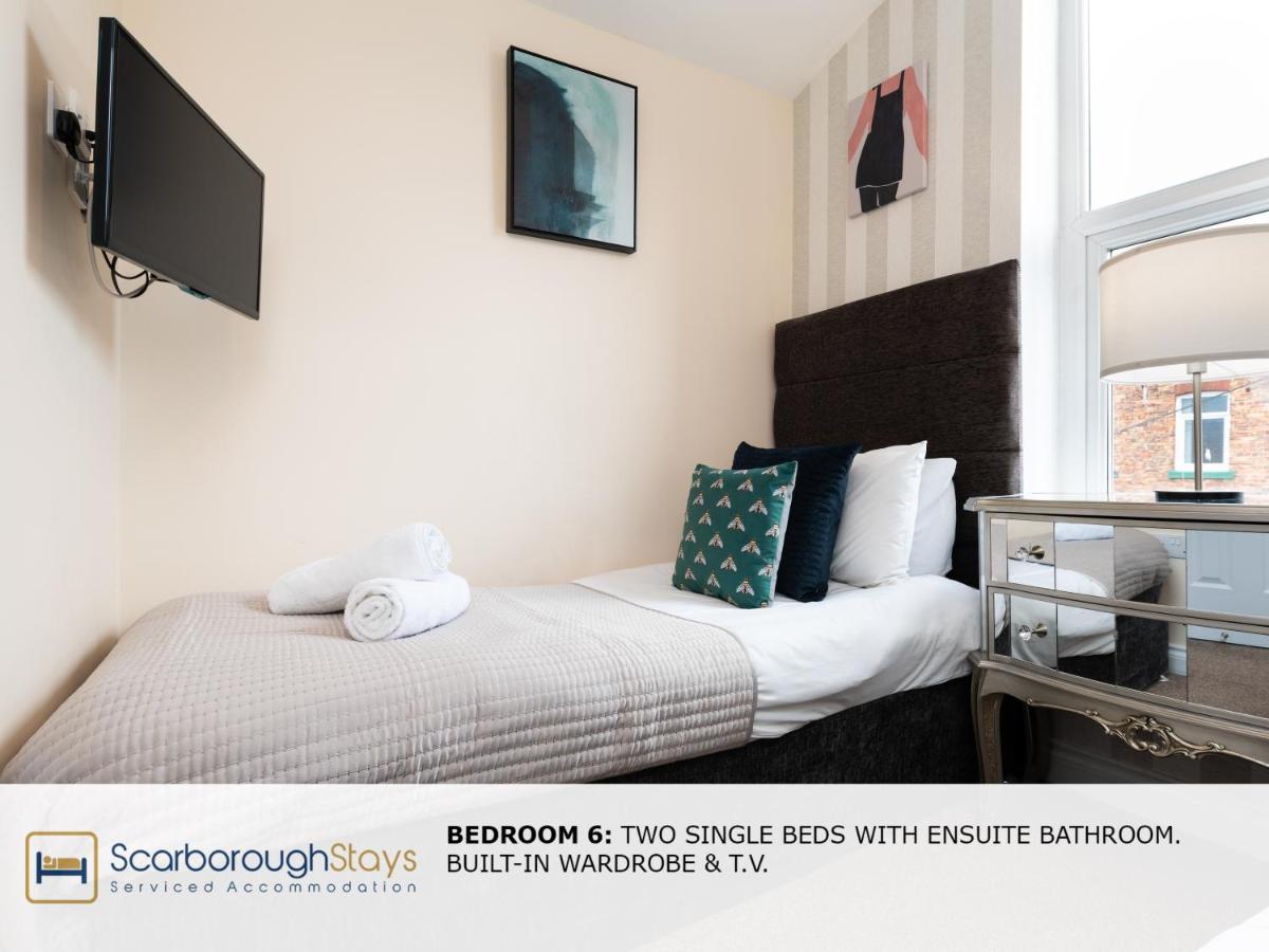 Scarborough Stays - Luxury Townhouse Ideal For Large Groups - Hot Tub المظهر الخارجي الصورة