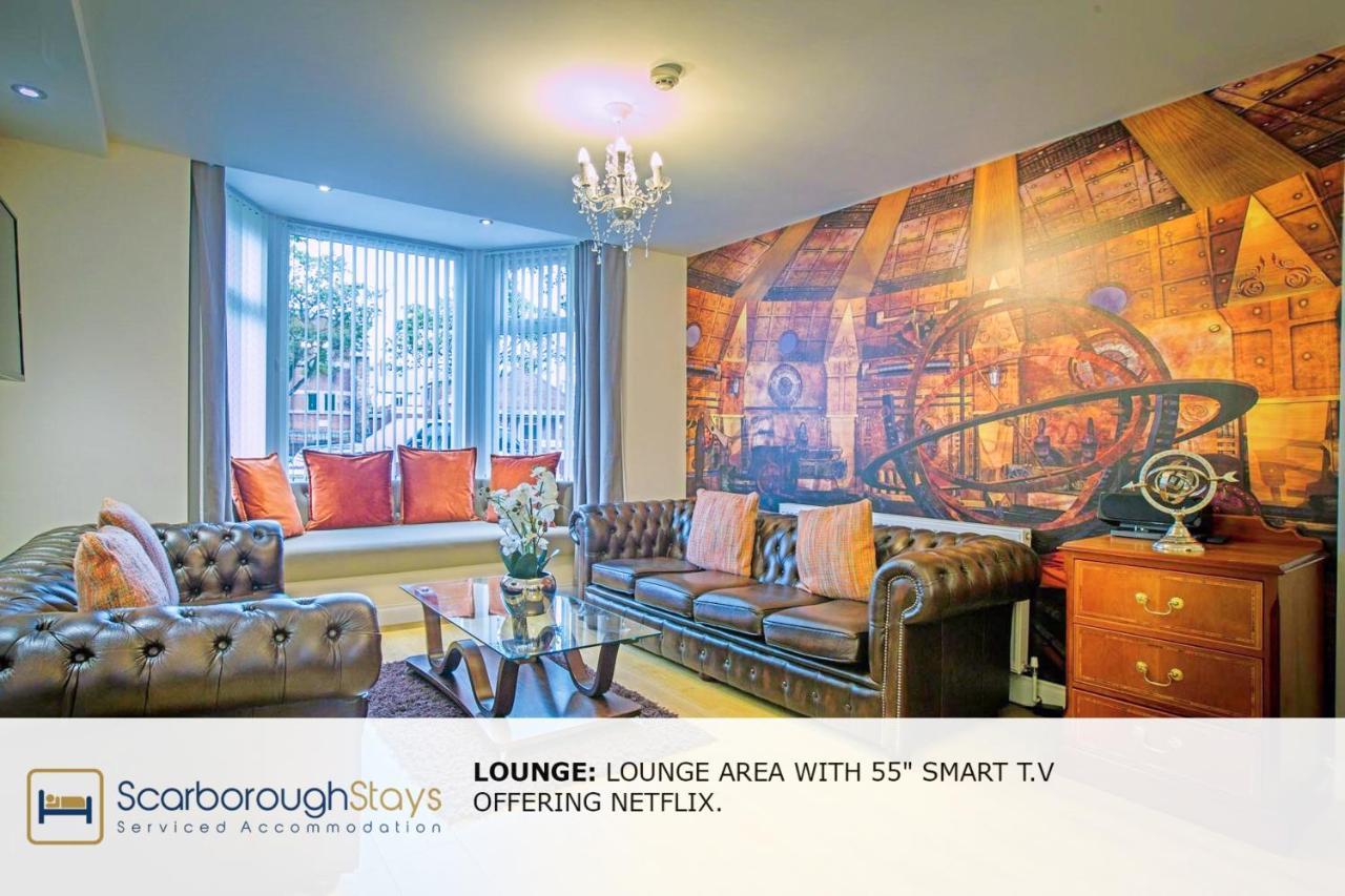 Scarborough Stays - Luxury Townhouse Ideal For Large Groups - Hot Tub المظهر الخارجي الصورة