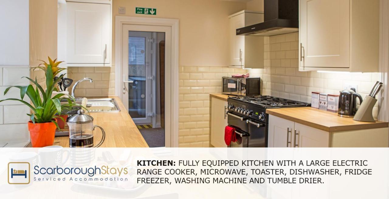 Scarborough Stays - Luxury Townhouse Ideal For Large Groups - Hot Tub المظهر الخارجي الصورة