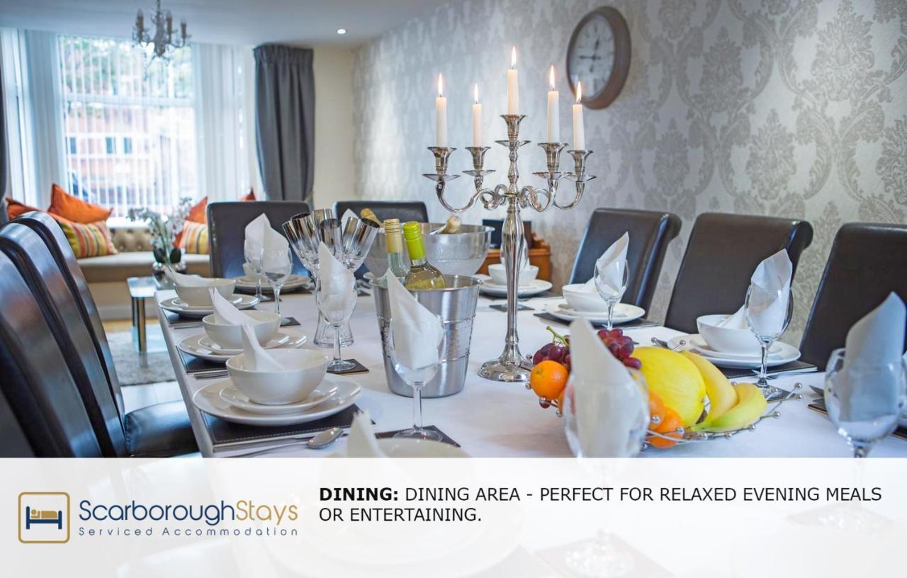 Scarborough Stays - Luxury Townhouse Ideal For Large Groups - Hot Tub المظهر الخارجي الصورة